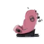 Detská autosedačka Chipolino Techno iGrow s upevnením Isofix 40–150 cm – powder pink