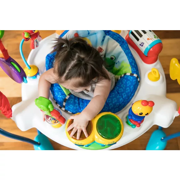 Baby Einstein skákacie sedadlo/aktívne centrum, 2 v 1 Neighborhood Symphony, od 6 mesiacov do 11 kg