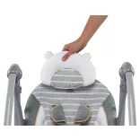 INGENUITY Premeniteľná cestovná hojdačka s melódiami Bella Teddy™ 0m+ do 9 kg