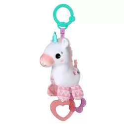   Bright Starts Hračka jednorožec na C-krúžku, Sparkle&Shine, 0 mesiacov+