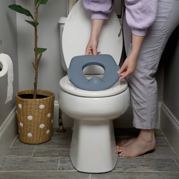 INGENUITY Detská toaleta so zvukom My Size™ – modrá