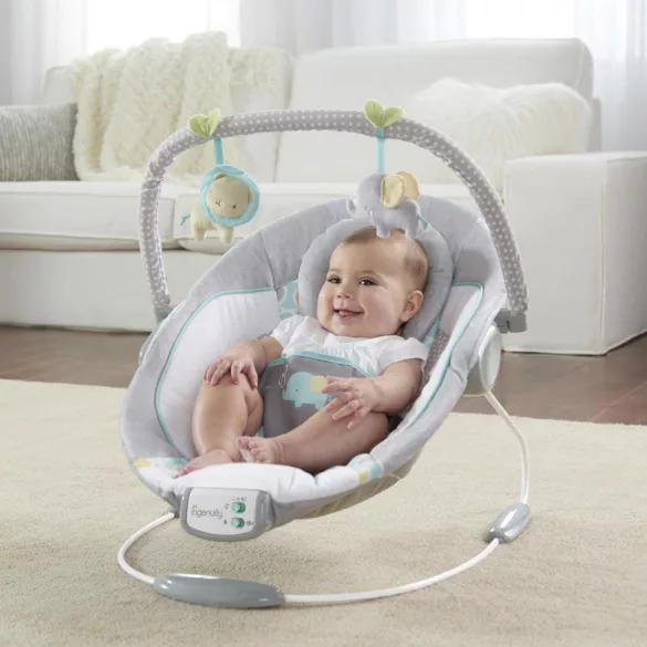 INGENUITY Vibračné kresielko s melódiami, Morrison, do 9 kg 2019