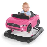Bright Starts detský kočík, 3 v 1 Ford Mustang, ružový, od 6 mesiacov, do 12 kg