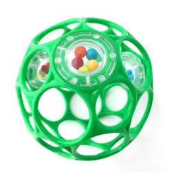 Hračka Bright Starts, OBALL Chrastítko, 10 cm, Seafoam