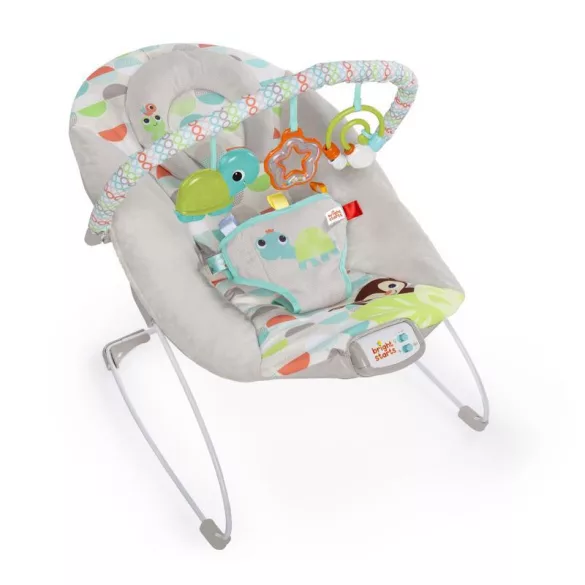 Bright Starts Hojdacie kresielko s melódiami Happy Safari – od 0 mesiacov do 9 kg