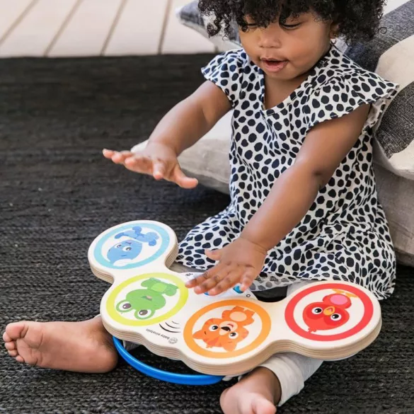 Baby Einstein Drevená hračka, Magic Touch bubon, 6 mesiacov+