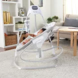 INGENUITY Veľká hojdačka s vibračnou funkciou a melódiami, USB, 2 v 1 Raylan, od 0 mesiacov, do 9 kg