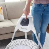 INGENUITY Veľká hojdačka s vibračnou funkciou a melódiami, USB, 2 v 1 Raylan, od 0 mesiacov, do 9 kg