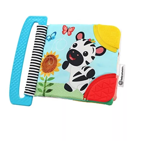 Baby Einstein hryzátko/kniha Curious Explorers ™, od 0 mesiacov