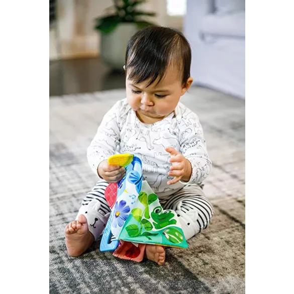 Baby Einstein hryzátko/kniha Curious Explorers ™, od 0 mesiacov