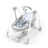 INGENUITY Vibračné hojdacie kreslo s melódiami, Nash 2v1, od 0 mesiacov, do 9 kg, 2019