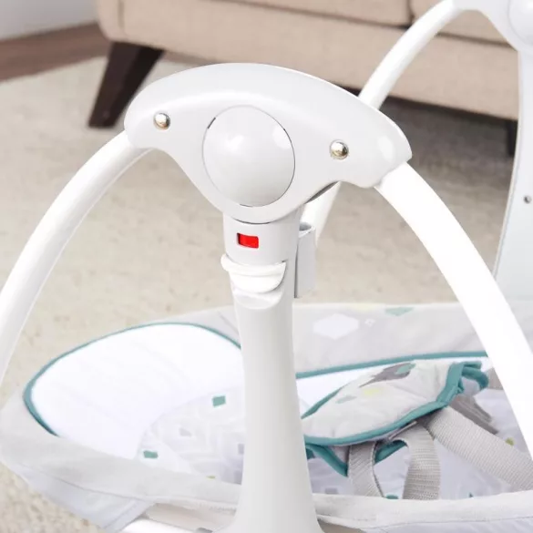INGENUITY Vibračné hojdacie kreslo s melódiami, Nash 2v1, od 0 mesiacov, do 9 kg, 2019