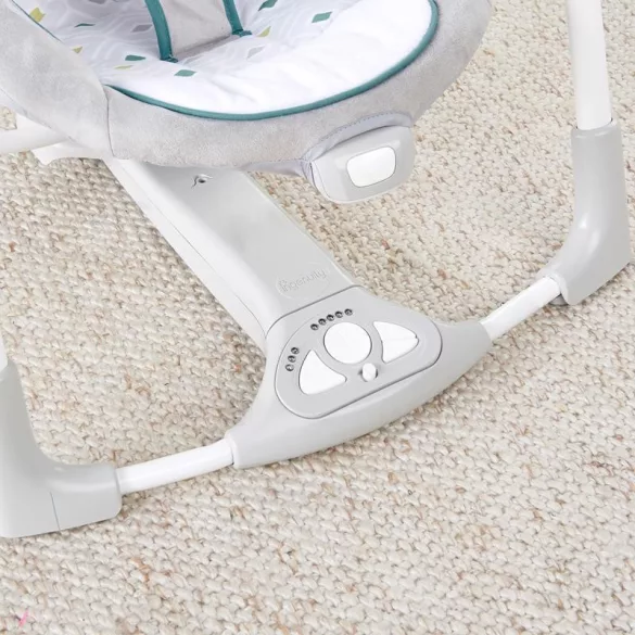 INGENUITY Vibračné hojdacie kreslo s melódiami, Nash 2v1, od 0 mesiacov, do 9 kg, 2019
