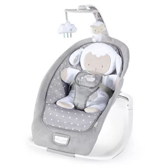 INGENUITY Vibračné hojdacie kreslo s melódiami, Cuddle Lamb, od 0 mesiacov do 18 kg, 2019