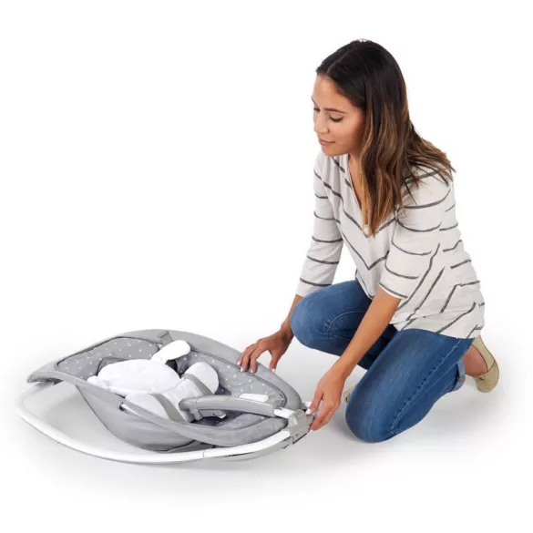 INGENUITY Vibračné hojdacie kreslo s melódiami, Cuddle Lamb, od 0 mesiacov do 18 kg, 2019
