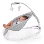 INGENUITY Vibračné hojdacie kreslo s melódiami, Cuddle Lamb, od 0 mesiacov do 18 kg, 2019
