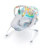 Bright Starts vibrujúce kresielko, Safari Fun™, od 0 mesiacov, do 9 kg