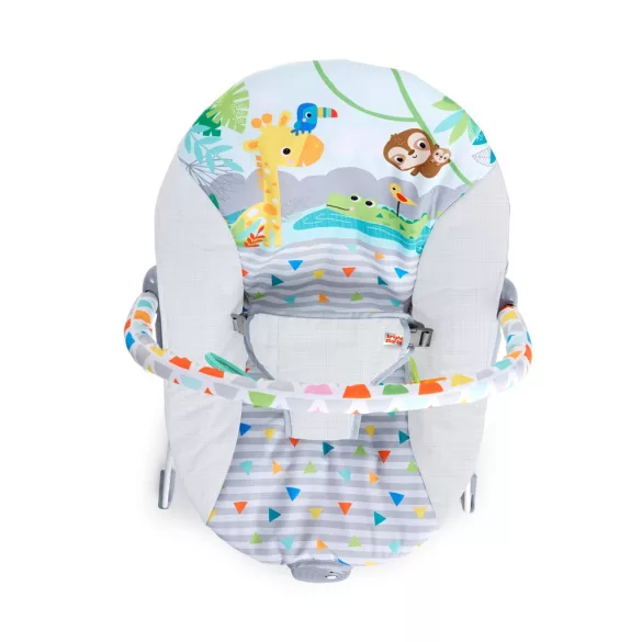 Bright Starts vibrujúce kresielko, Safari Fun™, od 0 mesiacov, do 9 kg