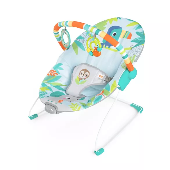 Bright Starts Vibračné kresielko Rainforest Vibes™ 0 mesiacov+, do 9 kg