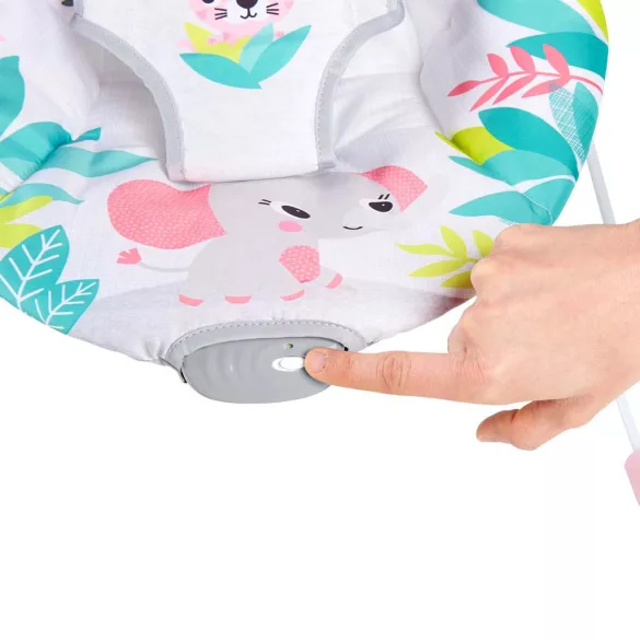 Bright Starts Hojdacia stolička s melódiami, Flamingo Vibes™, od 0 mesiacov, do 9 kg