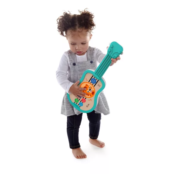 Baby Einstein Hudobná drevená ukulele Magic Touch HAPE – od 6 mesiacov