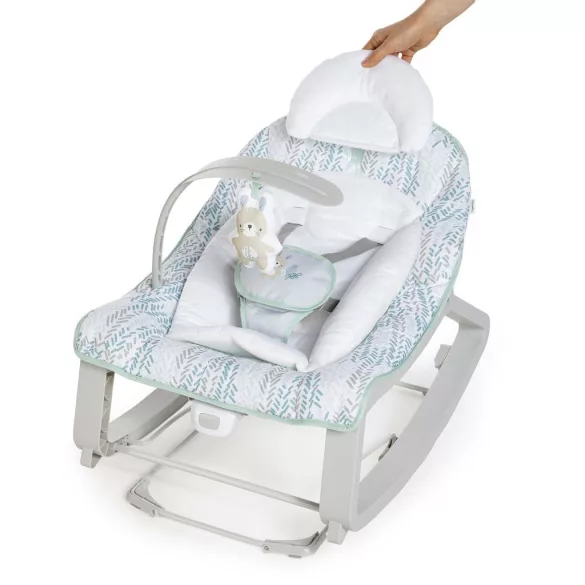 INGENUITY Keep Cozy vibračné kreslo 3 v 1 do 18 kg – Spruce