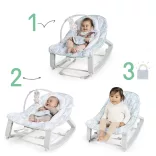 INGENUITY Keep Cozy vibračné kreslo 3 v 1 do 18 kg – Spruce