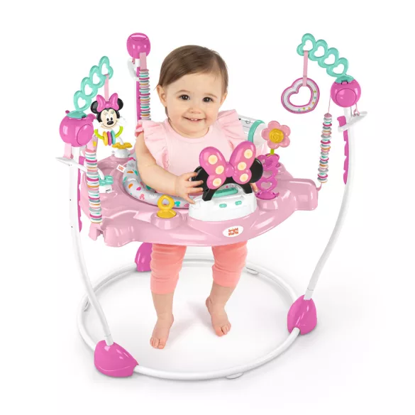 Disney Baby Skákacie/aktívne centrum, 2 v 1 Minnie Mouse Forever Besties, od 6 mesiacov, do 11 kg