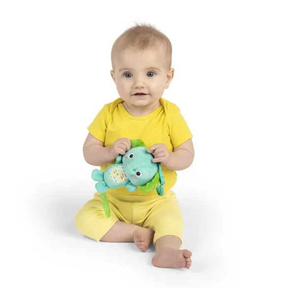 Bright Starts Hračka s melódiami na C-krúžku, Tug Tunes™, slon, od 0 mesiacov