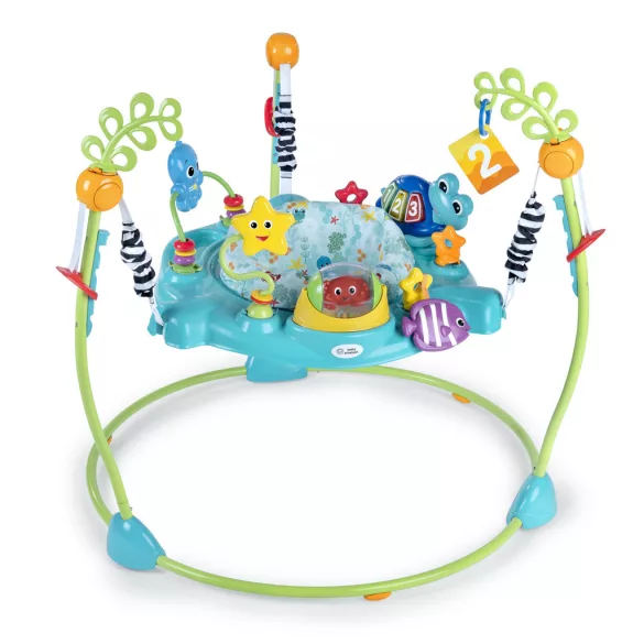Baby Einstein Skákacie/aktívne centrum 2 v 1 Curiosity Cove™, od 6 mesiacov do 11 kg