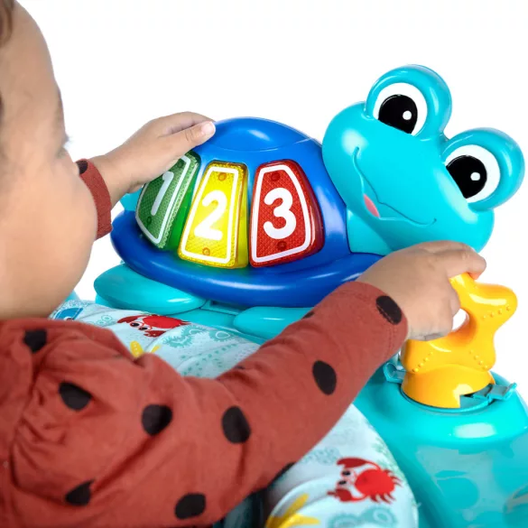 Baby Einstein Skákacie/aktívne centrum 2 v 1 Curiosity Cove™, od 6 mesiacov do 11 kg