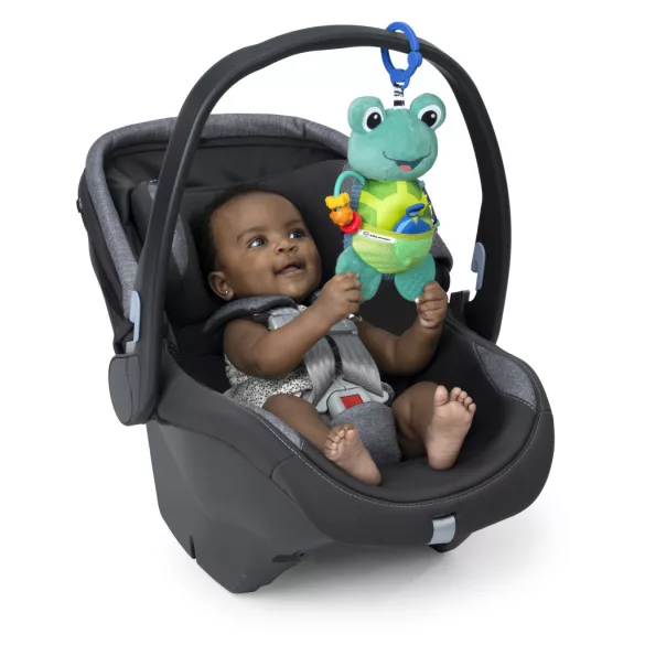 Baby Einstein Aktívna hračka s korytnačkou na C-krúžku Neptune’s Sensory Sidekick™, od 0 mesiacov