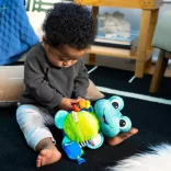 Baby Einstein Aktívna hračka s korytnačkou na C-krúžku Neptune’s Sensory Sidekick™, od 0 mesiacov