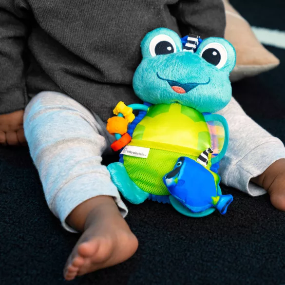 Baby Einstein Aktívna hračka s korytnačkou na C-krúžku Neptune’s Sensory Sidekick™, od 0 mesiacov