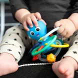 Baby Einstein hryzačka/chrastítko Opus’s Shake & Soothe™, od 0 mesiacov