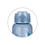Petite&Mars Nerezová termoska so slamkou 350 ml Whale Song 12m+