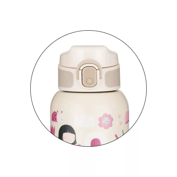 Petite&Mars Nerezová termoska so slamkou 350 ml Twinkling Fairy 12m+