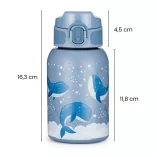 Petite&Mars Nerezová termoska so slamkou 350 ml Twinkling Fairy 12m+