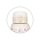 Petite&Mars Nerezová termoska s náustkom 500 ml Delicate Flowers 36m+