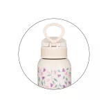Petite&Mars Nerezová termoska s náustkom 500 ml Delicate Flowers 36m+