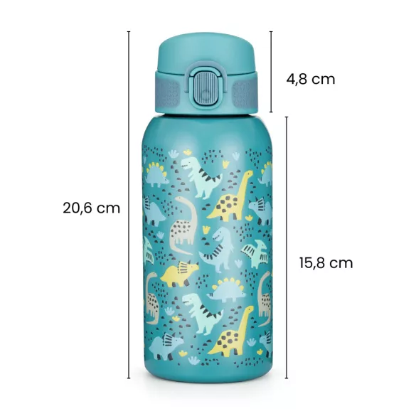 Petite&Mars Nerezová termoska s náustkom 500 ml Delicate Flowers 36m+