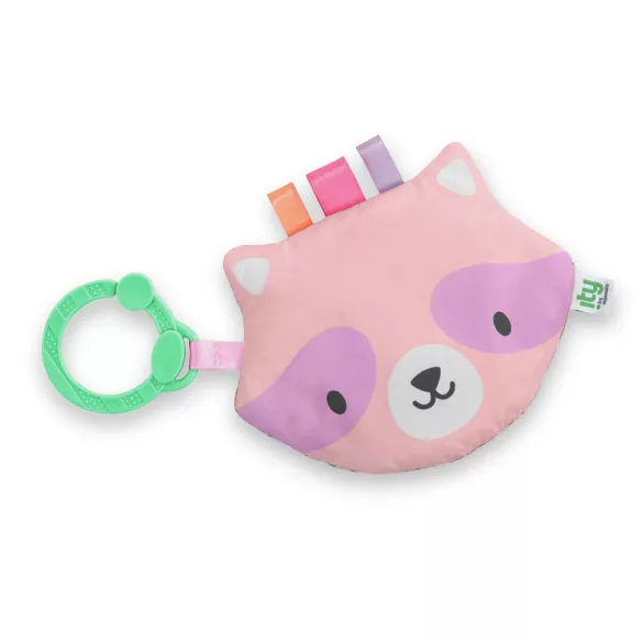 INGENUITY Crinklet™ senzorická hračka C krúžok medvedík Deni 0m+