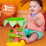 Bright Starts Hudobná dráha s guličkami Tropical Twirl – od 6 mesiacov