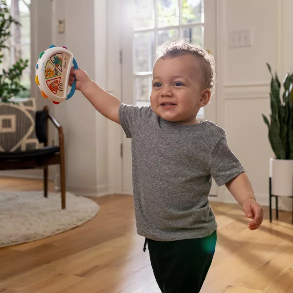 Baby Einstein Hudobný tamburín Tap & Shake™ Magic Touch™ HAPE – od 6 mesiacov