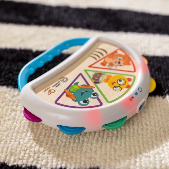 Baby Einstein Hudobný tamburín Tap & Shake™ Magic Touch™ HAPE – od 6 mesiacov