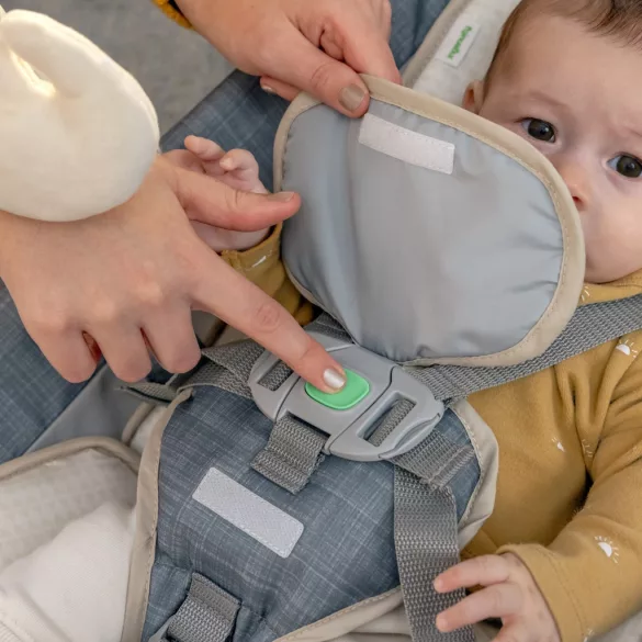 INGENUITY Vibračné masážne kreslo s melódiami, Happy Belly™, Rock-to-Bounce, Parker™, od 0 mesiacov do 9 kg
