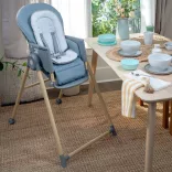 INGENUITY Detská stolička Deluxe 7v1 Proper Positioner™ od 0 mesiacov do 23 kg – Chambray