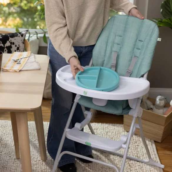 INGENUITY Skladacie detské kreslo Sun Valley™ Teal 6 mesiacov+ do 15 kg