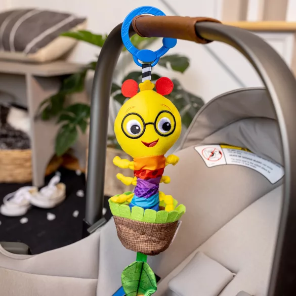 Hračka Baby Einstein s hrkálkou na obruči C – Cal-a-Puller™ – od 0 mesiacov