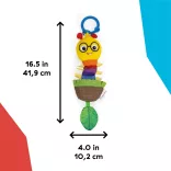 Hračka Baby Einstein s hrkálkou na obruči C – Cal-a-Puller™ – od 0 mesiacov